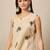 Beige women kurta pant set