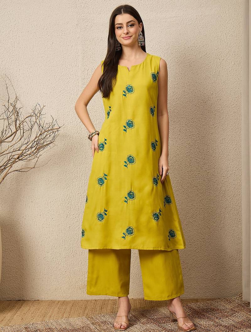 Lemon women kurta pant set