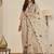 Grey women kurta pant dupatta set