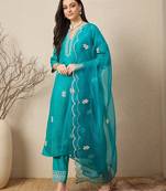 Rama women kurta pant dupatta set