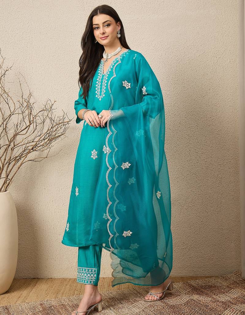 Rama women kurta pant dupatta set
