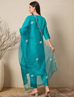Rama women kurta pant dupatta set 3