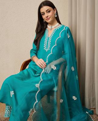 Rama women kurta pant dupatta set 4