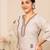 Grey women kurta pant dupatta set