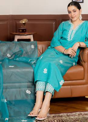 Rama women kurta pant dupatta set 3