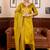 Lemon women kurta pant dupatta set