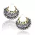 Pearl Bali Earring with Golden Hearts ha85 DDS 17