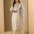 White women kurta pant dupatta set