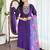 Purple chanderi viscose  ready made suit