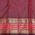 Maroon pure zari silk saree