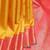 Canary yellow and pinkish red  kanjivaram pure zari silk saree