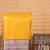 Mango yellow and mauve lavender soft silk saree