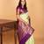 Pista green and orchid purple traditional kanchi pure silk saree