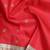 Red and tussar pure zari silk saree