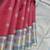Maroon and ice grey pure zari silk saree