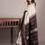 White and night brown zero zari pure  kanjivaram silk saree