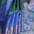 Peacock blue  kanjivaram pure zari silk saree