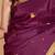 Eggplant purple pure kanjivaram silk saree
