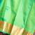 Pastel sage green silk saree