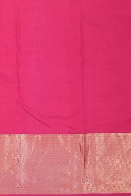 Dual tone pinkish red vaira oosi pure kanjivaram silk saree 4