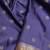 Royal blue pure zari silk saree