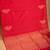 Chilli red borderless pure touch silk saree