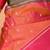 Dual tone pinkish orange ganga jamuna pure kanchi silk saree