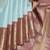 Ice blue and chocolate pure zari silk saree
