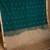 Sacramento green and steel grey small border semi silk saree