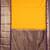 Yellow and purple semi silk saree
