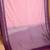 Baby pink and purple semi silk saree