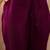 Women purple silk blend floral embroidered straight kurta trousers with dupatta