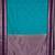 Turquoise soft silk saree