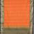 Orange and green semi silk saree