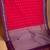 Reddish pink and purple semi silk saree