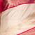 Egg shall white and pink checked pure kanchi silk saree