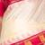 Egg shall white and pink traditional pure kanchi silk saree
