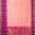 Flamingo pink and purple silk cotton saree