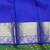 Green and blue silk saree