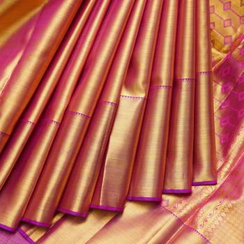 Purple kanjivaram saree 3