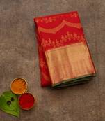 Red pattu saree