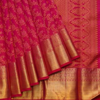 Pink silk saree 2