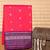 Dual tone pink and purple butta semi silk saree