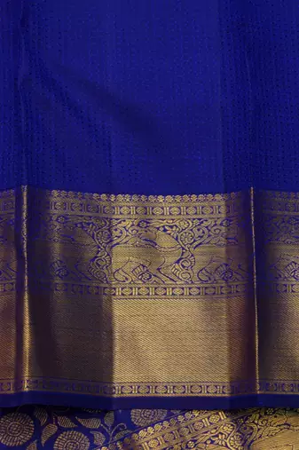 Blue colour silk saree