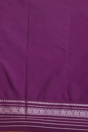 Dual tone pink and purple butta semi silk saree with blouse