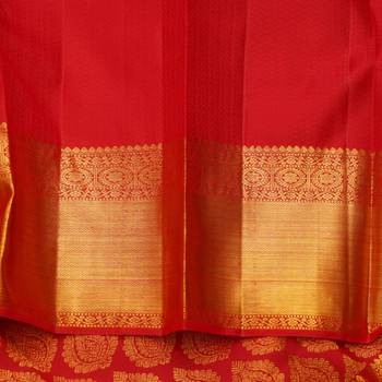 Red colour silk saree 4