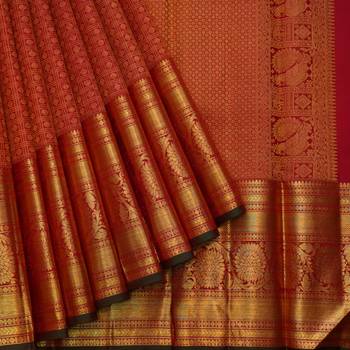 Red kanchipuram saree 2