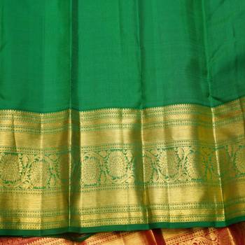 Red kanchipuram saree 4