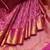 Pink brocade saree