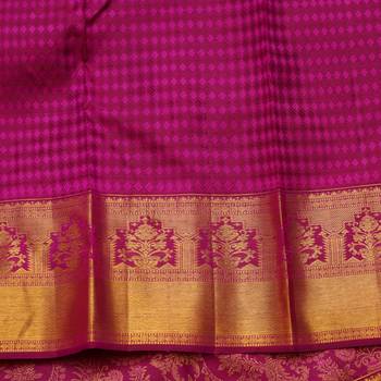 Pink brocade saree 4